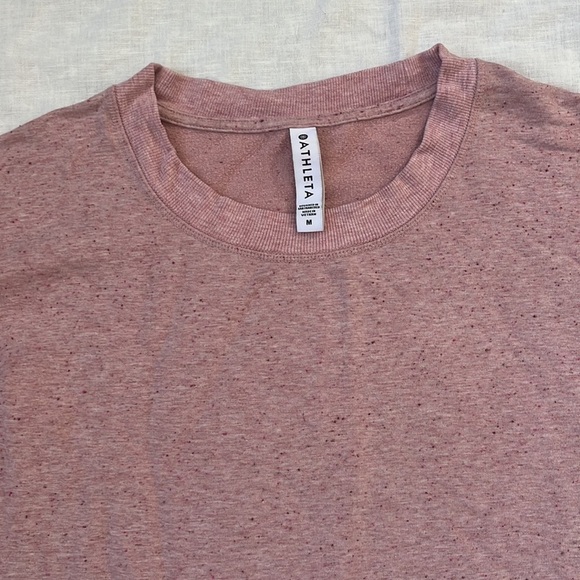 Athleta Balance Pullover Crew Neck Sweater Pink size Medium - Picture 3 of 11